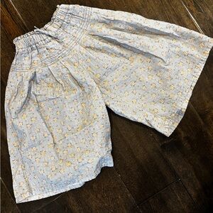 Zara Light Blue Floral Pants